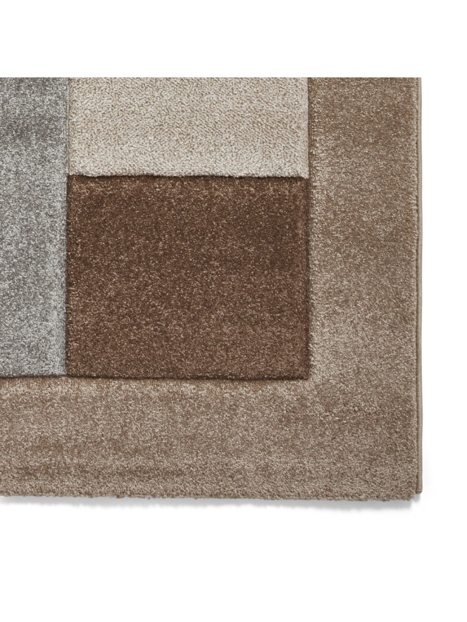 Brooklyn Blocks Beige Grey Rug - 5