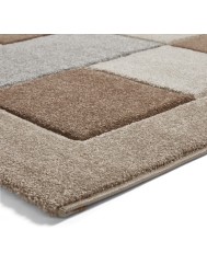 Brooklyn Blocks Beige Grey Rug - Thumbnail - 7