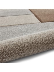 Brooklyn Blocks Beige Grey Rug - Thumbnail - 9