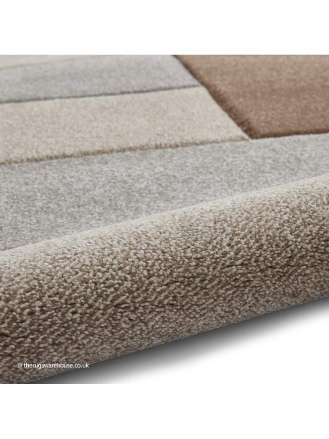 Brooklyn Blocks Beige Grey Rug - 9