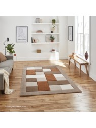 Brooklyn Blocks Beige Terra Rug - Thumbnail - 3