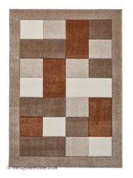 Brooklyn Blocks Beige Terra Rug - Thumbnail - 10