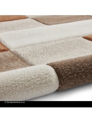 Brooklyn Blocks Beige Terra Rug - Thumbnail - 9