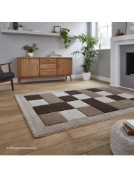 Brooklyn Blocks Beige Rug - Thumbnail - 3