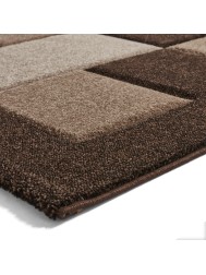 Brooklyn Blocks Brown Beige Rug - Thumbnail - 7