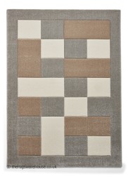 Brooklyn Blocks Grey Beige Rug - Thumbnail - 10