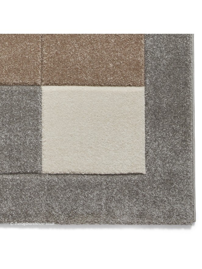 Brooklyn Blocks Grey Beige Rug - 5