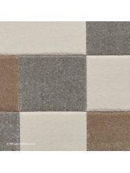 Brooklyn Blocks Grey Beige Rug - Thumbnail - 6