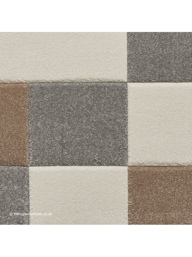 Brooklyn Blocks Grey Beige Rug - 6