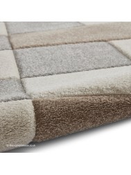 Brooklyn Blocks Grey Beige Rug - Thumbnail - 9