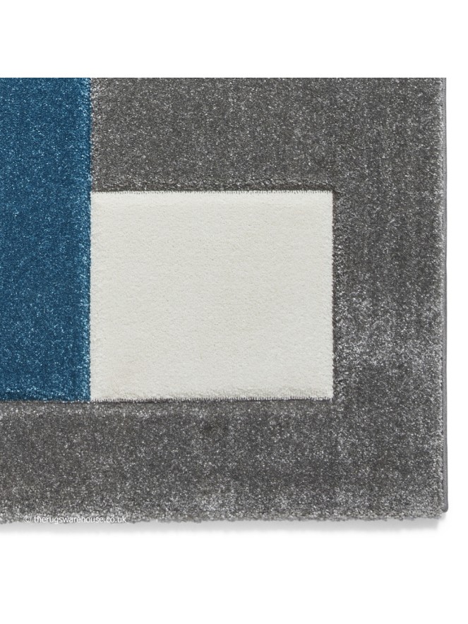 Brooklyn Blocks Grey Blue Rug - 5