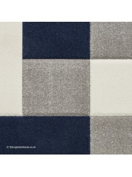 Brooklyn Blocks Grey Navy Rug - Thumbnail - 6