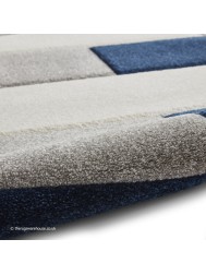 Brooklyn Blocks Grey Navy Rug - Thumbnail - 9