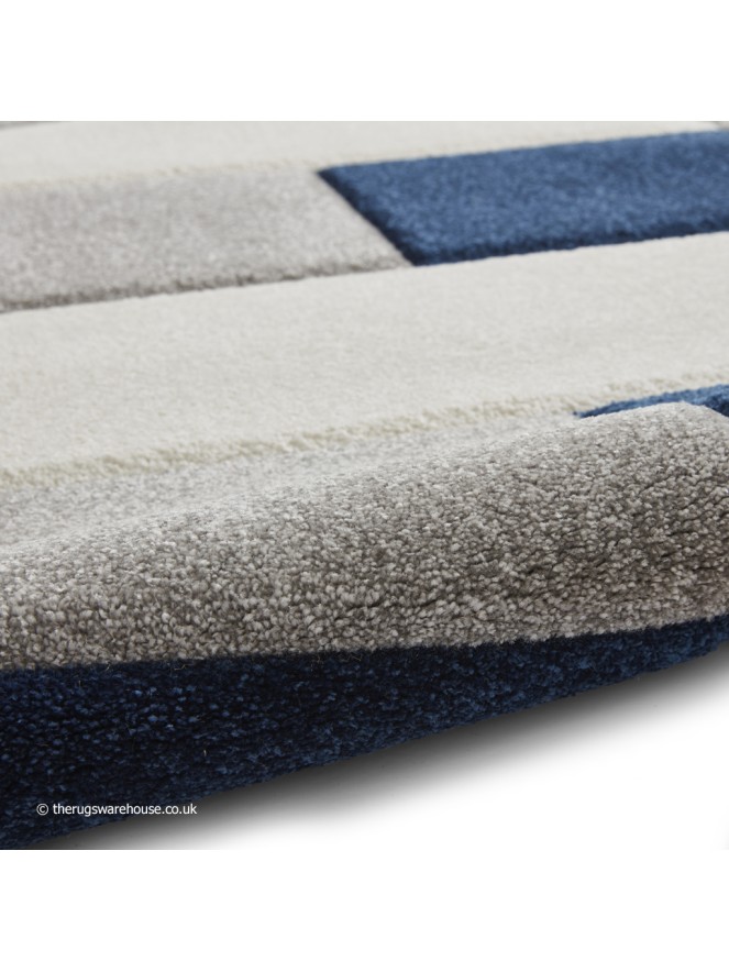 Brooklyn Blocks Grey Navy Rug - 9