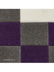 Brooklyn Blocks Grey Purple Rug - Thumbnail - 6