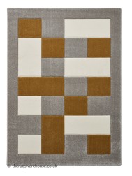 Brooklyn Blocks Grey Yellow Rug - Thumbnail - 10