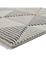 Brooklyn Triangles Grey Rose Rug - Thumbnail - 7