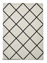 Brooklyn Diamond Cream Black Rug - Thumbnail - 10