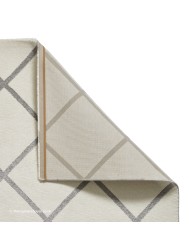 Brooklyn Diamond Cream Grey Rug - Thumbnail - 4