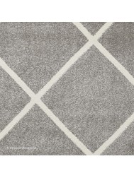 Brooklyn Diamond Grey Cream Rug - Thumbnail - 6