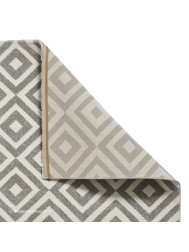 Brooklyn Geo Grey White Rug - Thumbnail - 4