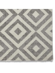 Brooklyn Geo Grey White Rug - Thumbnail - 5