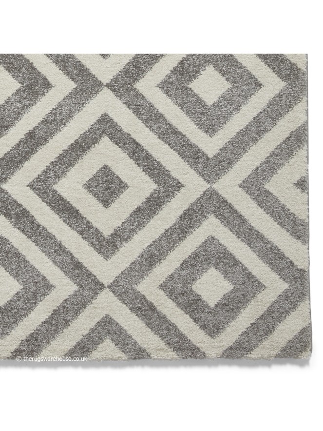 Brooklyn Geo Grey White Rug - 5