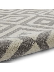 Brooklyn Geo Grey White Rug - Thumbnail - 9