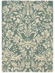 Heritage Florissa Teal Green Rug - Thumbnail - 5