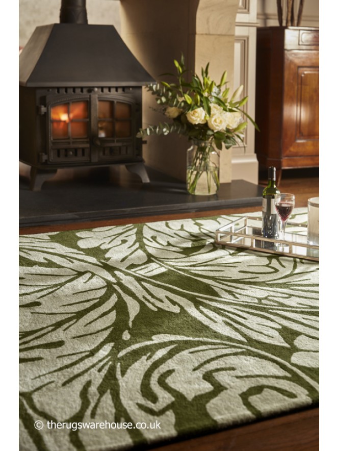 Heritage Evermore Moss Rug - 2