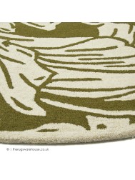 Heritage Evermore Moss Round Rug - Thumbnail - 4