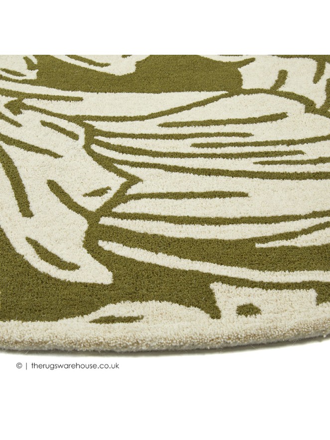 Heritage Evermore Moss Round Rug - 4