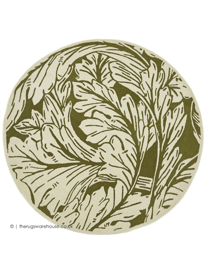 Heritage Evermore Moss Round Rug - 6