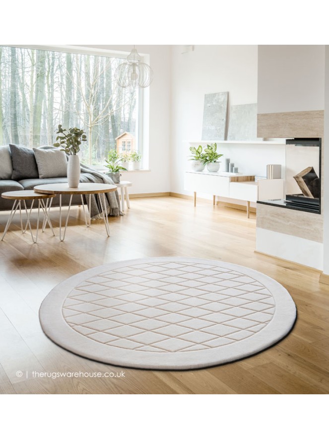 Copenhagen Cream Circle Rug - 2