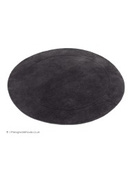 Helsinki Charcoal Circle Rug - Thumbnail - 7