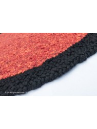 Mauritius Red Black Rug - Thumbnail - 3