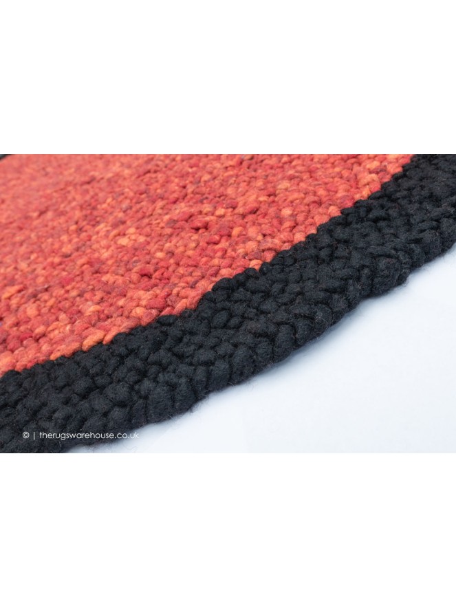 Mauritius Red Black Rug - 3