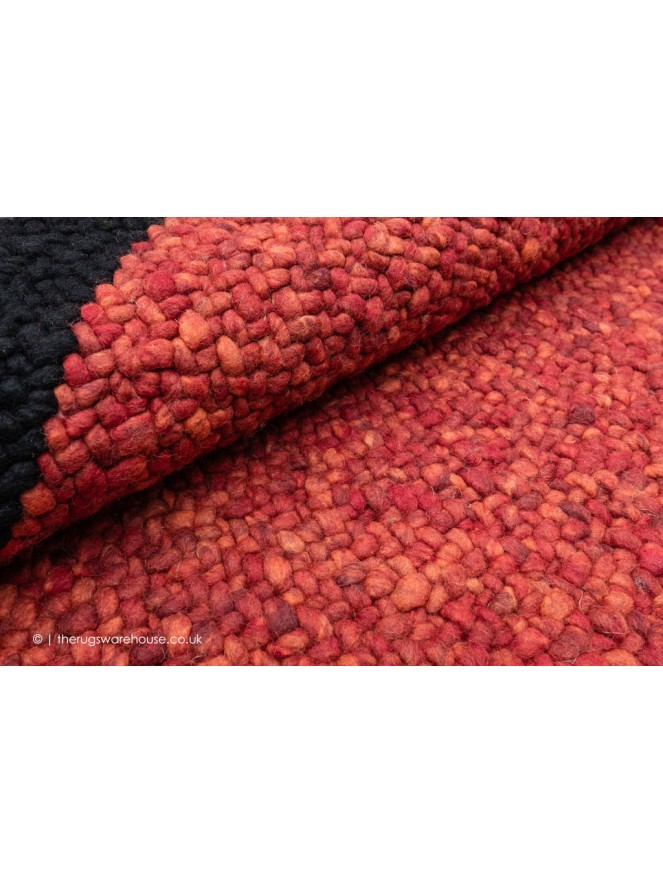 Mauritius Red Black Rug - 4