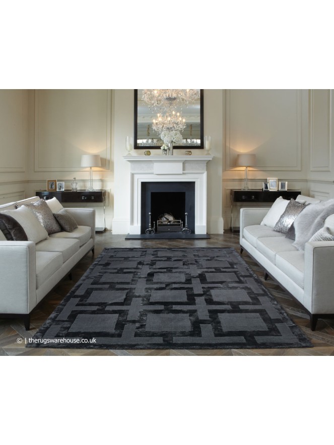 Eaton Black Rug - 2