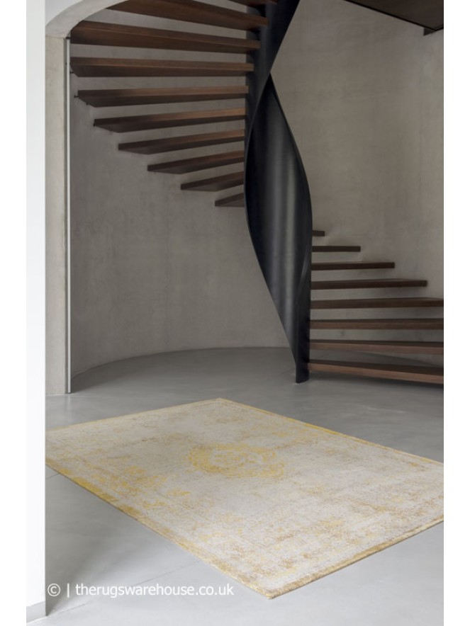 Grey Yellow Rug - 2