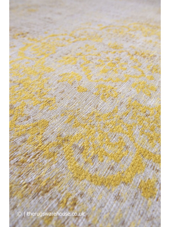 Grey Yellow Rug - 9