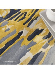 Prismatic Grey Yellow Rug - Thumbnail - 4