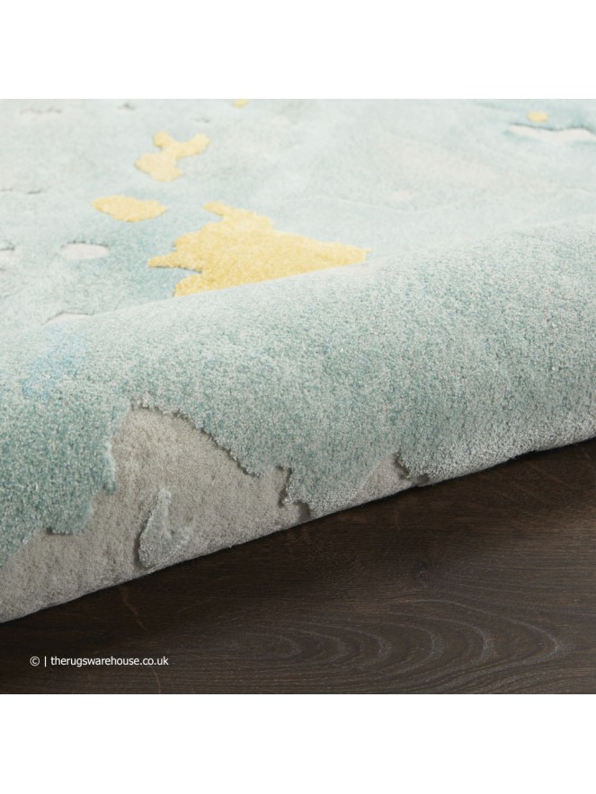 Prismatic Seafoam Gold Rug - 5