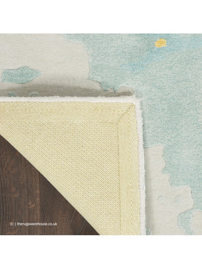 Prismatic Seafoam Gold Rug - 8