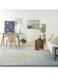 Prismatic Seafoam Grey Rug - Thumbnail - 2