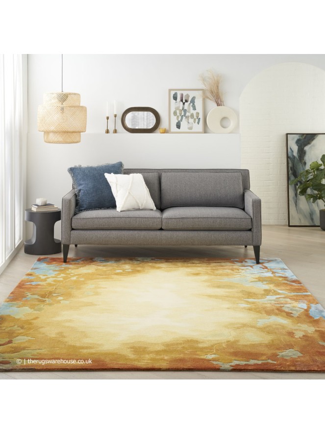 Prismatic Gold Multi Rug - 2