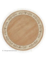 Classica Apricot Circle Rug - Thumbnail - 9