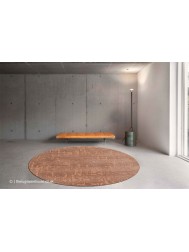 Za Copper Round Rug - Thumbnail - 2