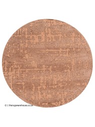 Za Copper Round Rug - Thumbnail - 4