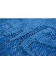 Suarez Blue Round Rug - Thumbnail - 4